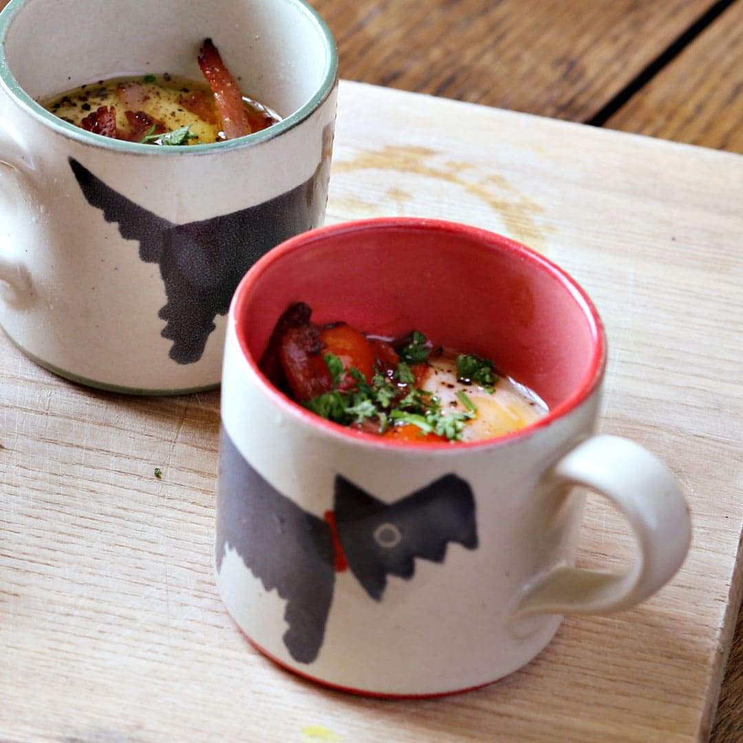 Small Mug - Red Scottie Dog