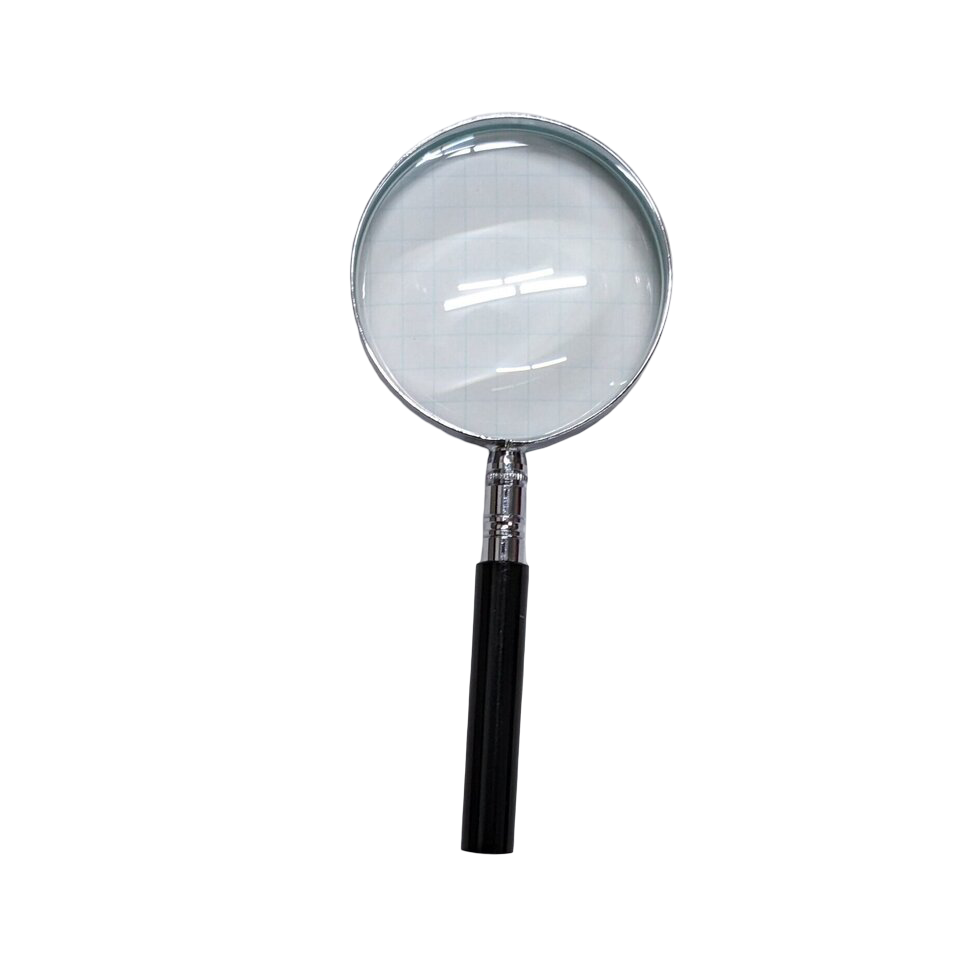 Blue Glass Magnifier