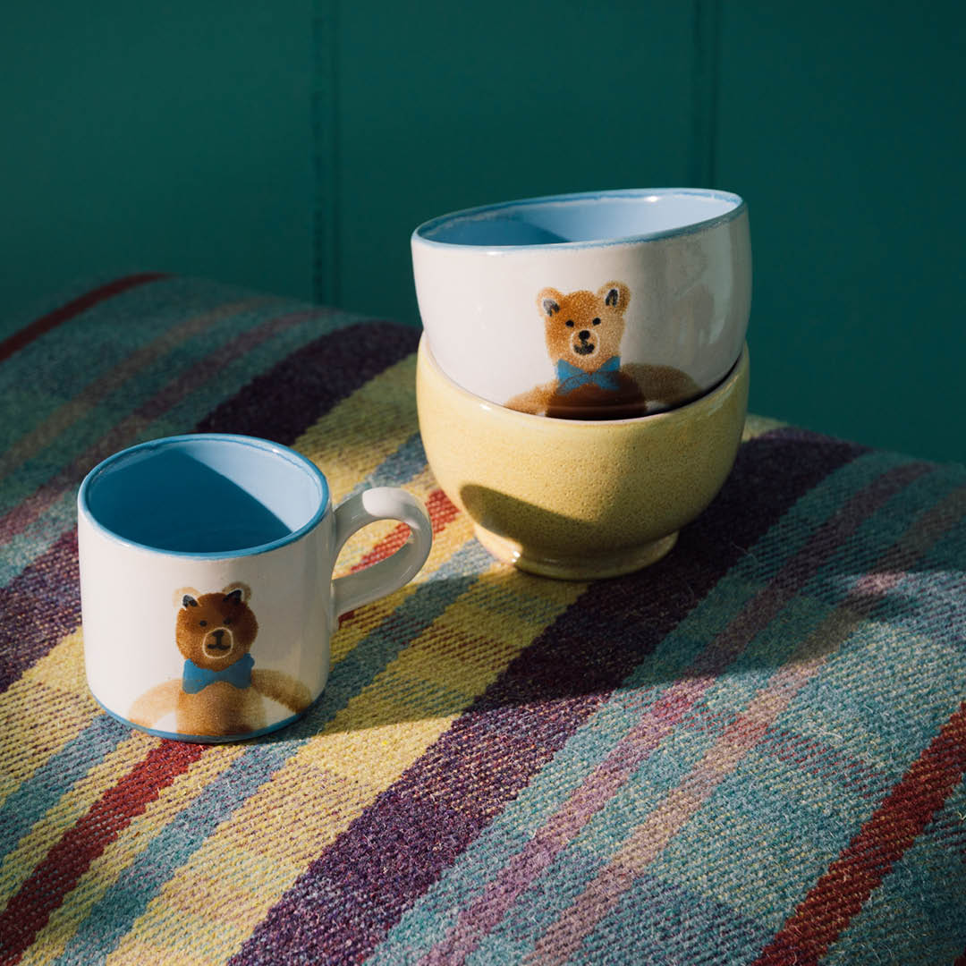 Small Mug - Blue Teddy Bear