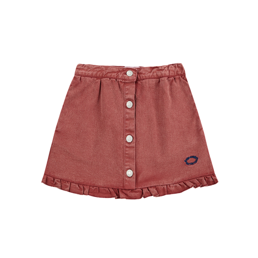 Tic Tac Toe Ruffled Skirt