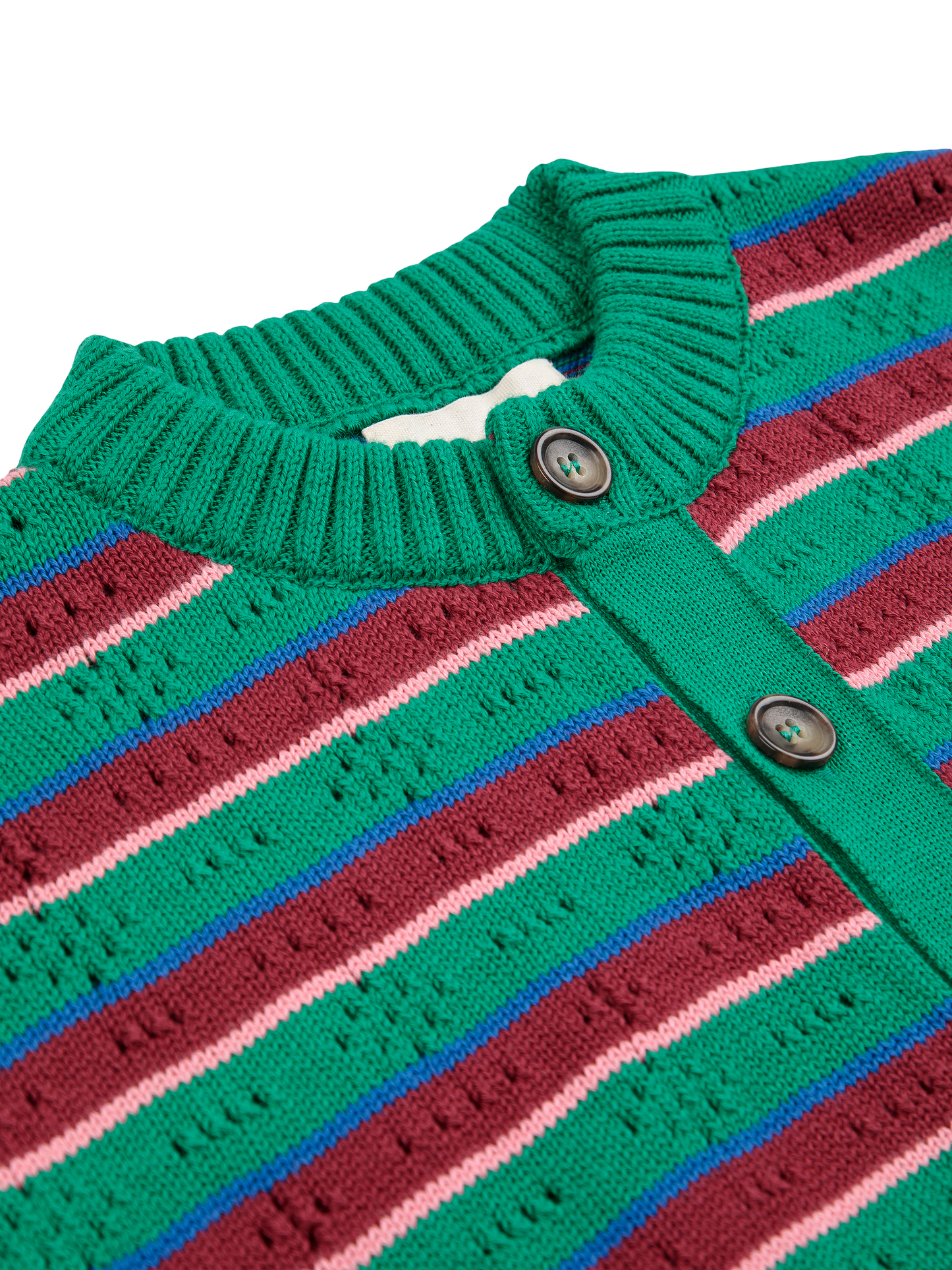 Tic Tac Toe Striped Cardigan