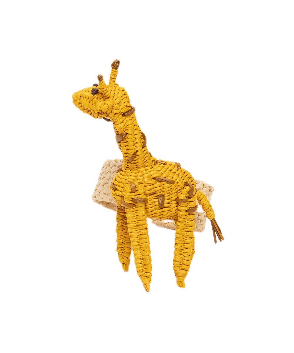 Woven Napkin Ring - Giraffe