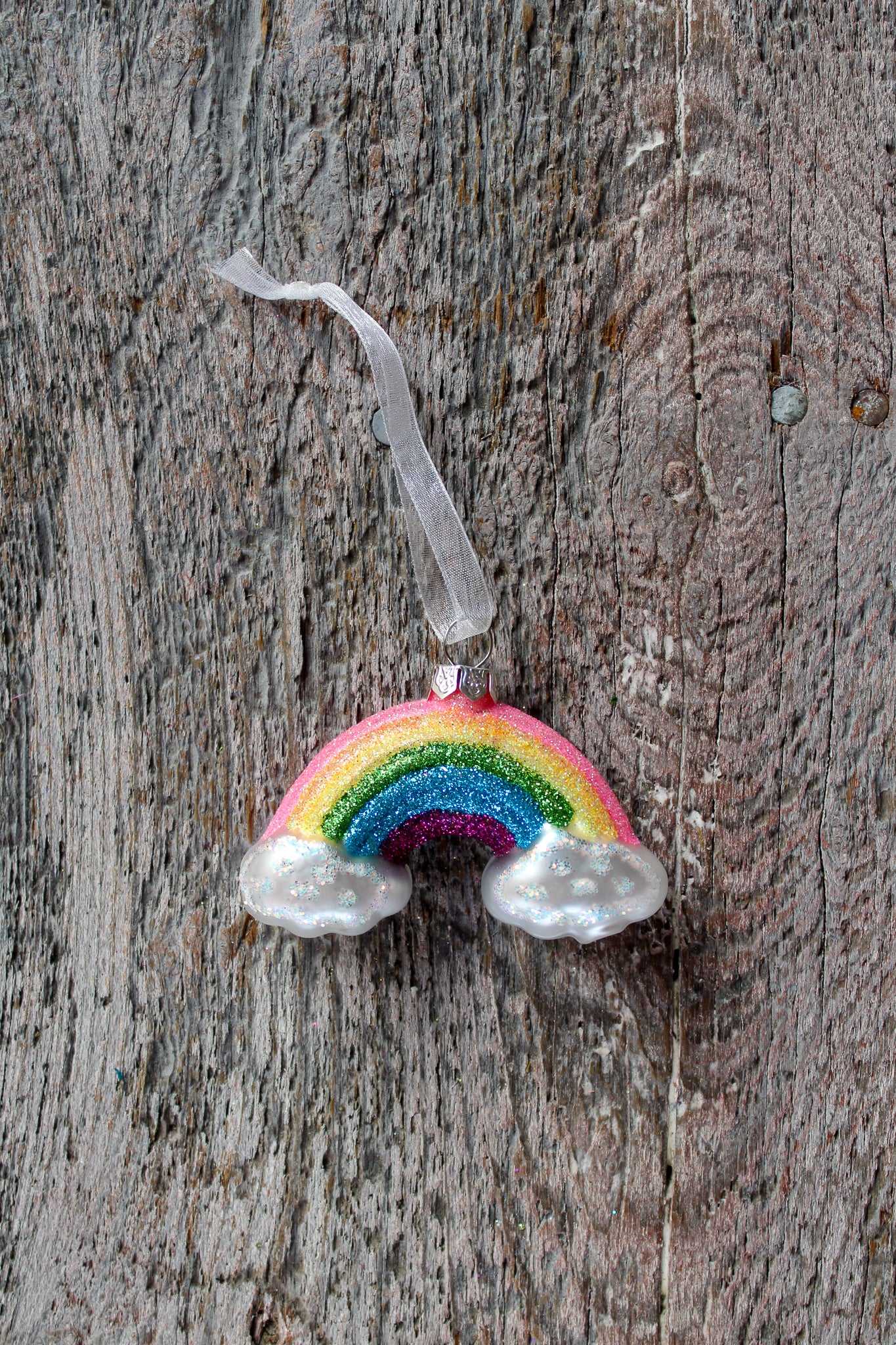 Small Neon Rainbow Ornament
