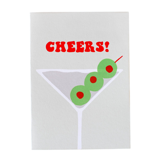 Cheers Martini Card