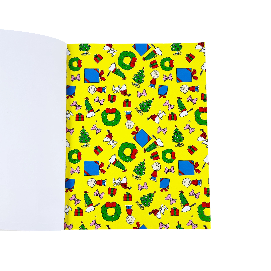 Peanuts Holiday Wrapping Paper Book