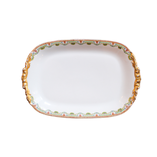 Limoges France J Pouyat for Wanamaker Serving Platter