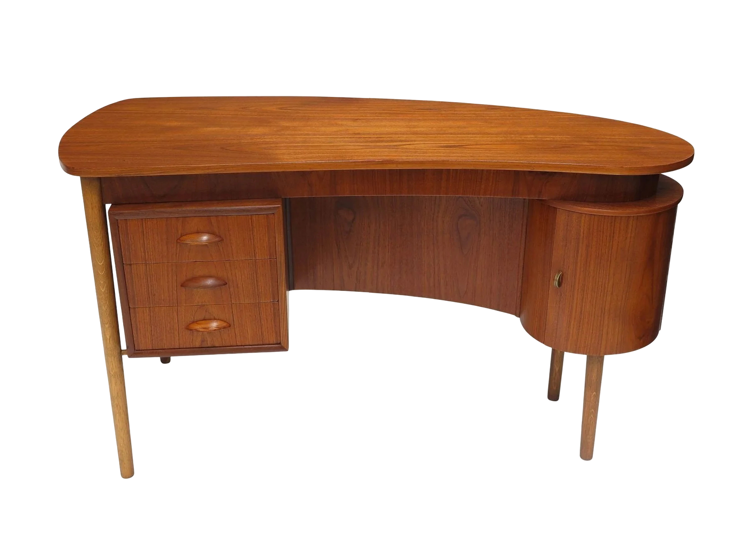 Mid Century Teak Writing Desk Designed by Kai Kristiansen