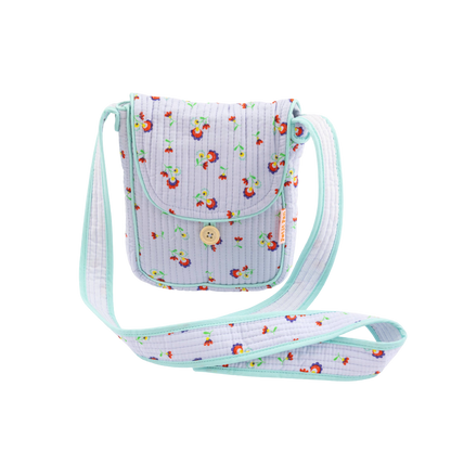 Quilted Cross Body Satchel Bag