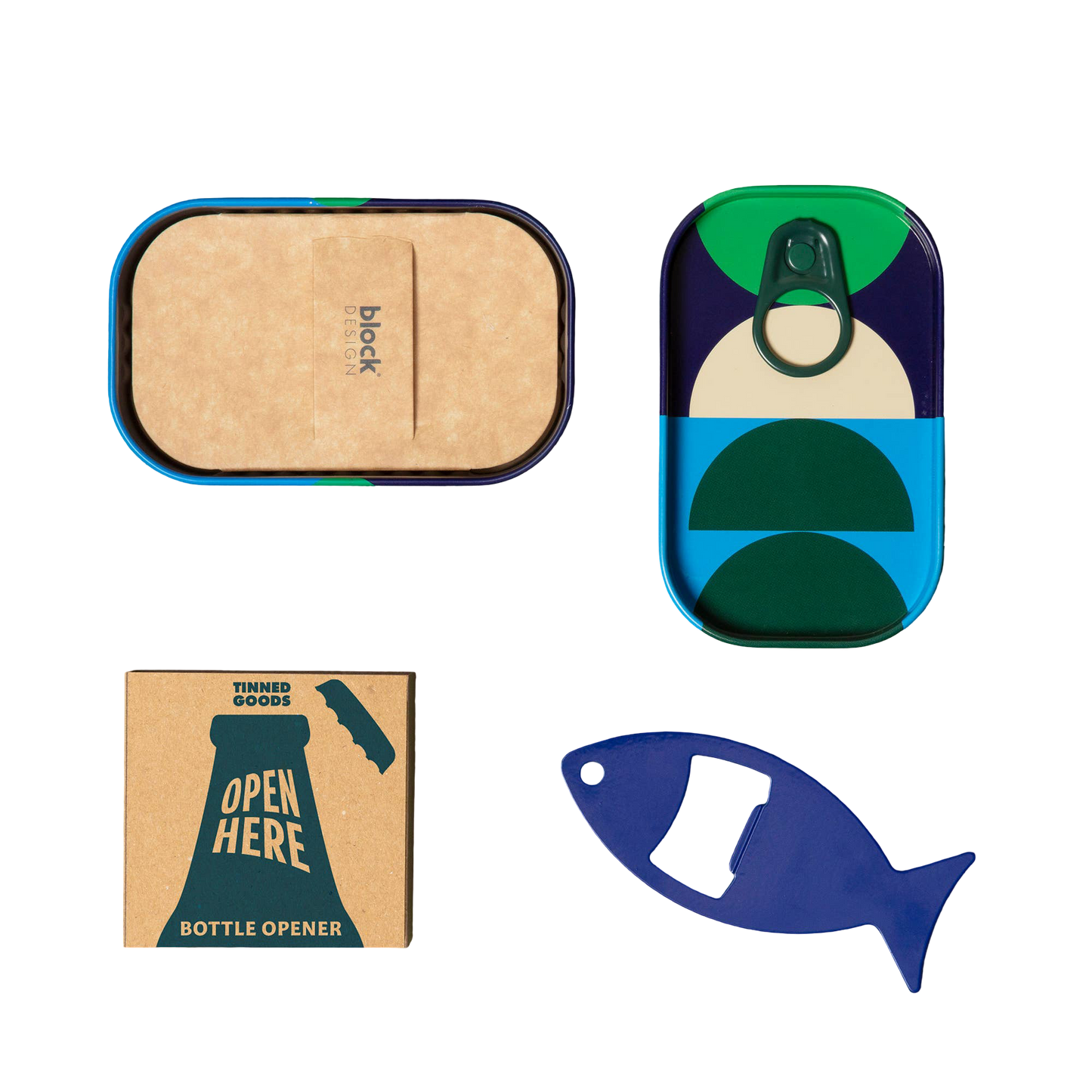 Tin Fish Bottle Opener