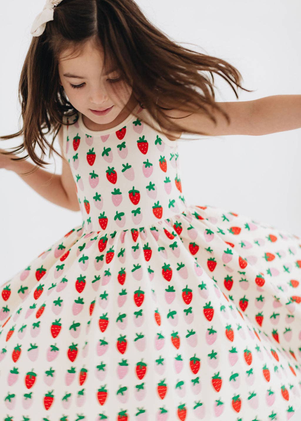 Sleeveless Twirl Dress - Strawberry Blush