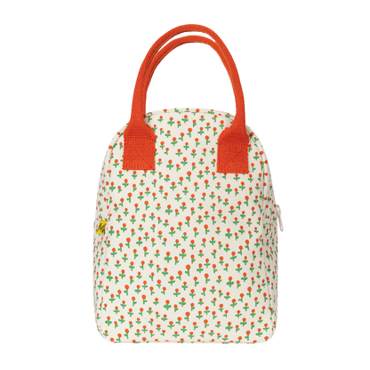 Zipper Lunch Bag - Tiny Roses