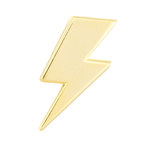 Lightning Bolt Enamel Pin