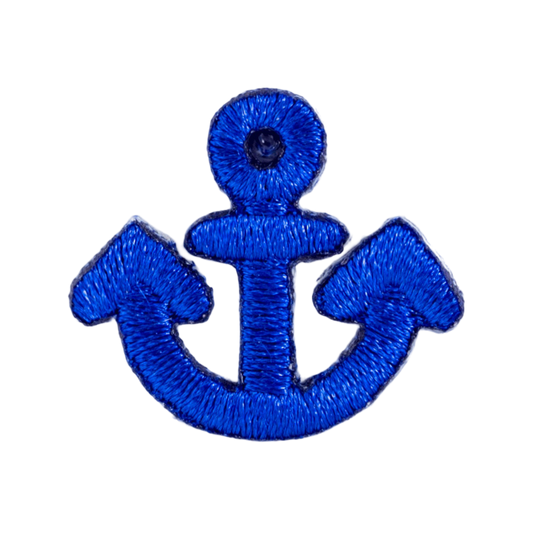 Anchor Embroidered Sticker Patch