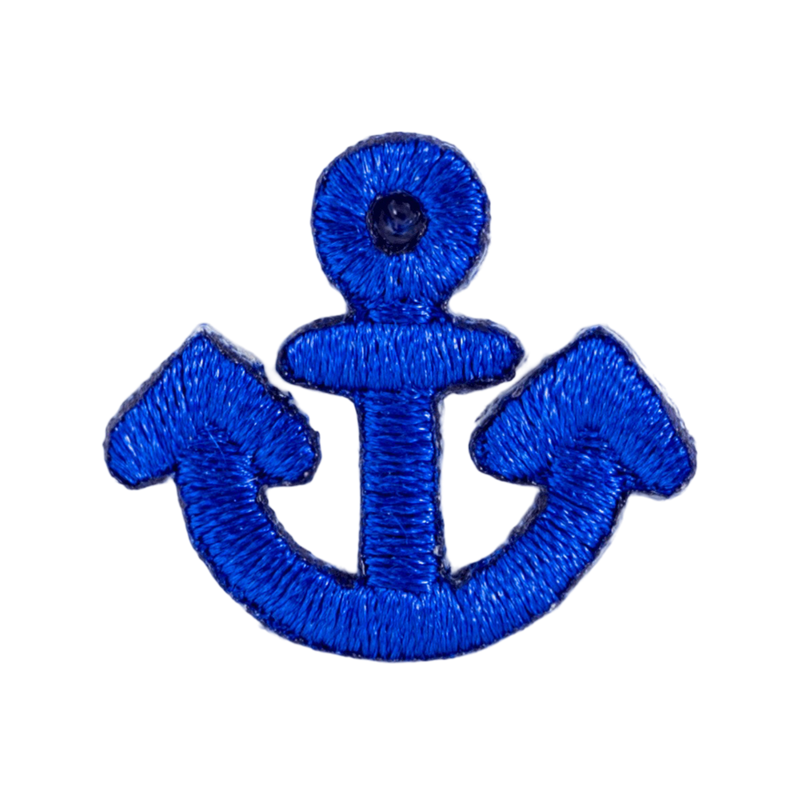 Anchor Embroidered Sticker Patch
