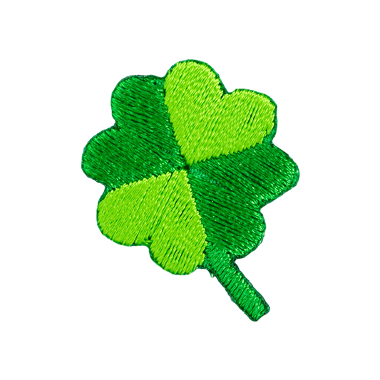 Four Leaf Clover Embroidered Sticker Patch