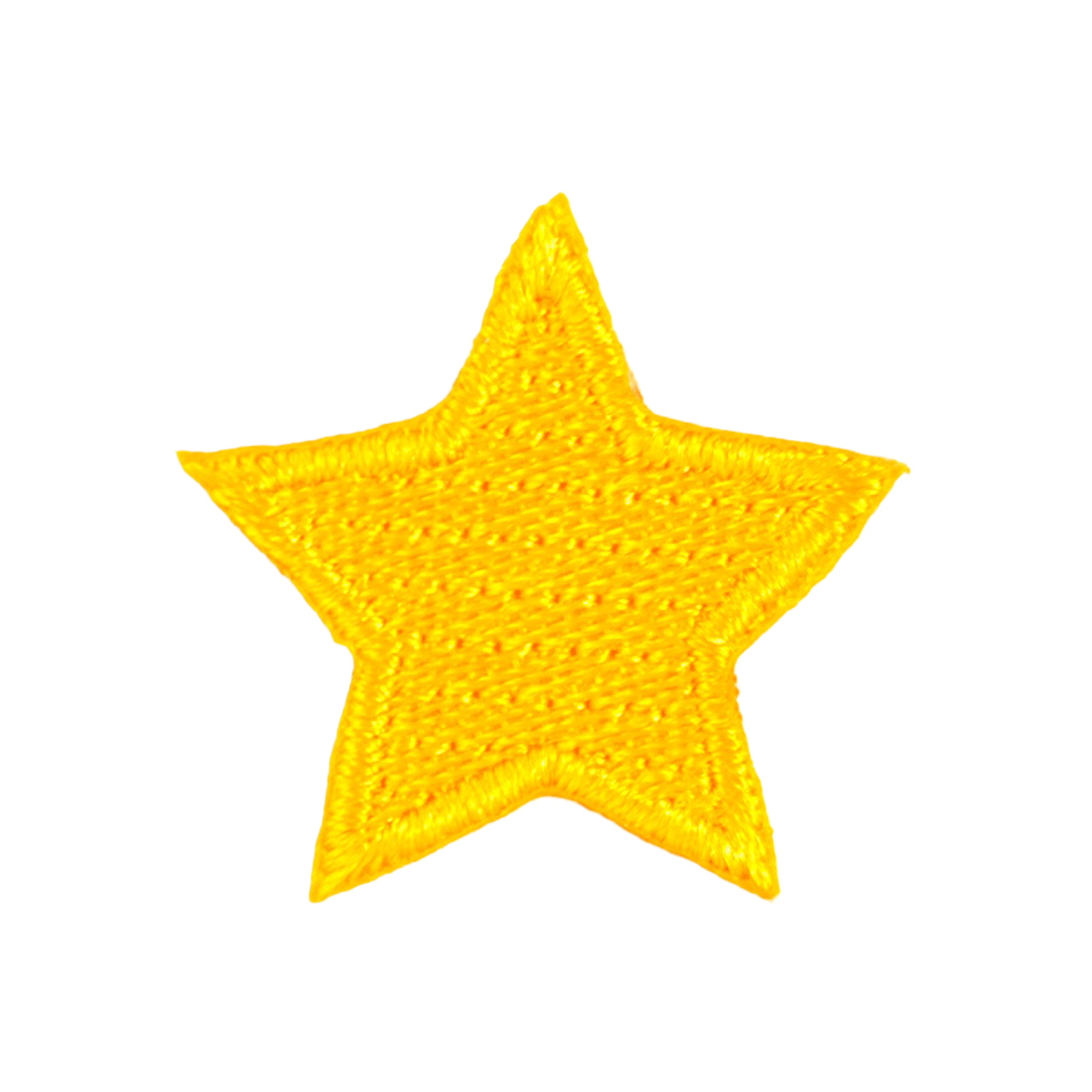 Gold Star Embroidered Sticker Patch