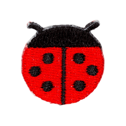 Ladybug Embroidered Sticker Patch