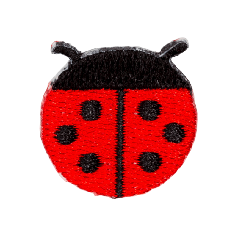 Ladybug Embroidered Sticker Patch