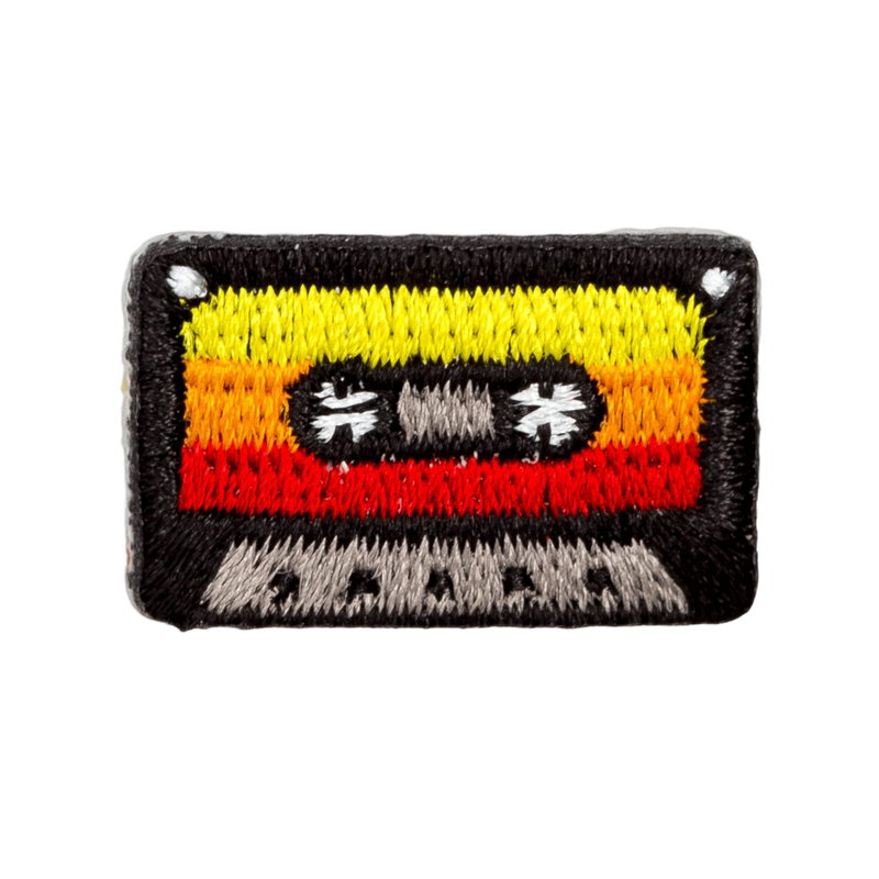 Mix Tape Embroidered Sticker Patch
