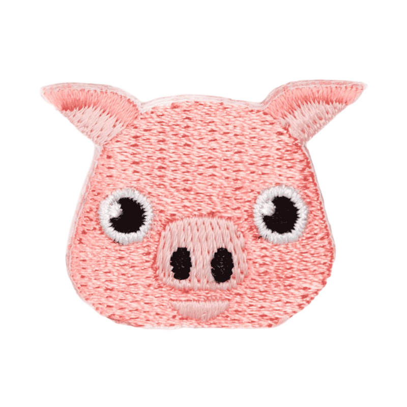 Pig Embroidered Sticker Patch