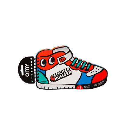 Sticker by Numbers Book - Sneakers