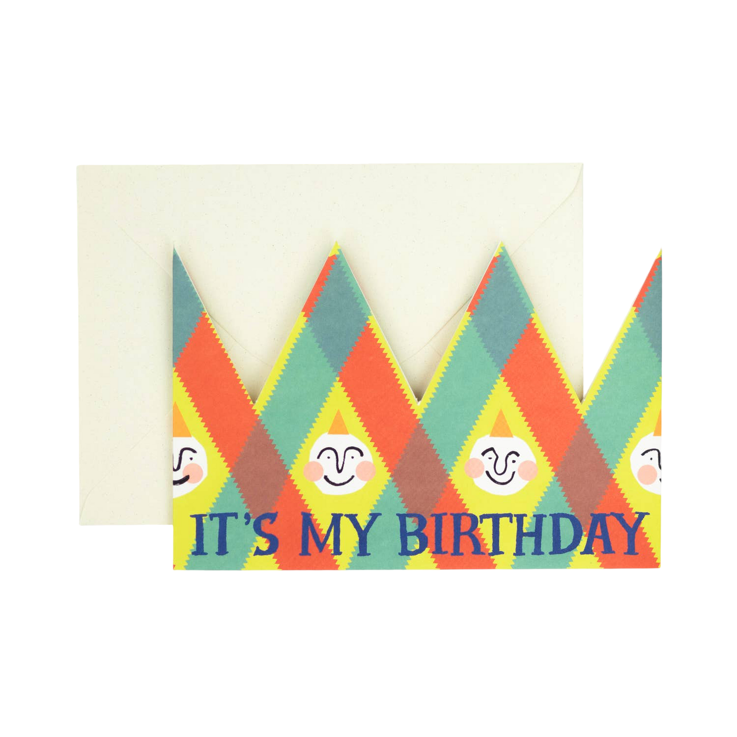 Its My Birthday Party Hat Card