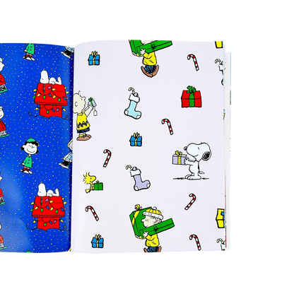 Peanuts Holiday Wrapping Paper Book