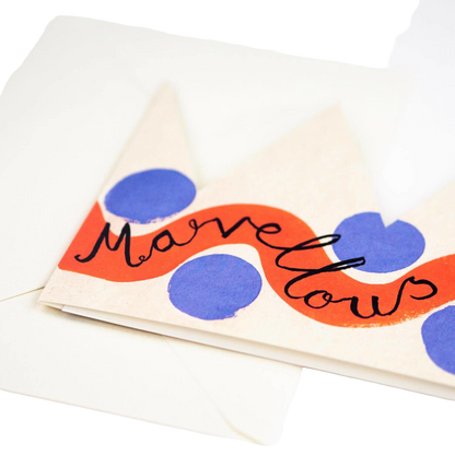 Marvellous Mother Party Hat Card
