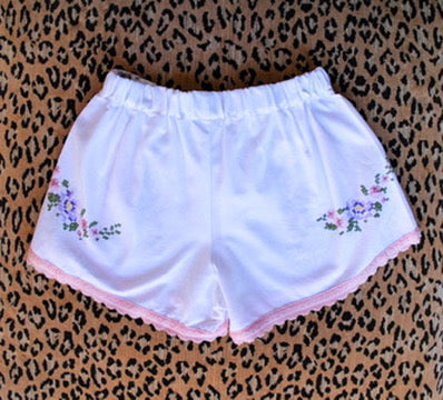 Embroidered Italian Dolphin Shorts - One of a Kind