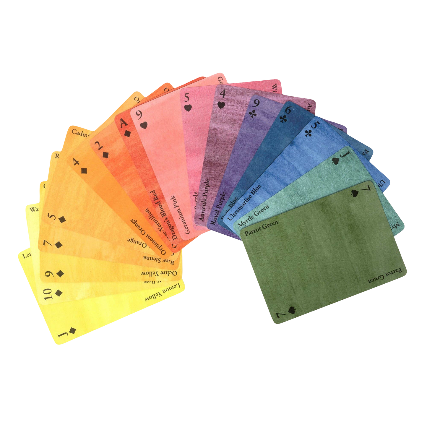 Nomenclature of Colours Single Playing Cards