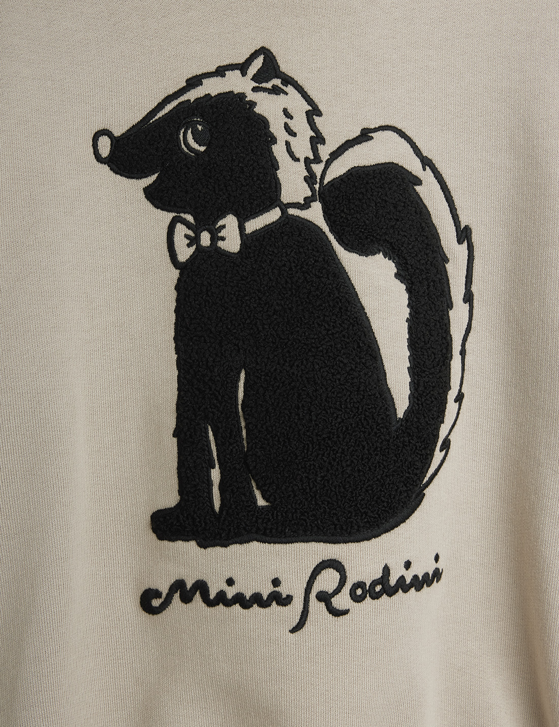 Skunk Chenille Sweatshirt - Grey