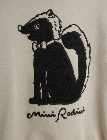 Skunk Chenille Sweatshirt - Grey