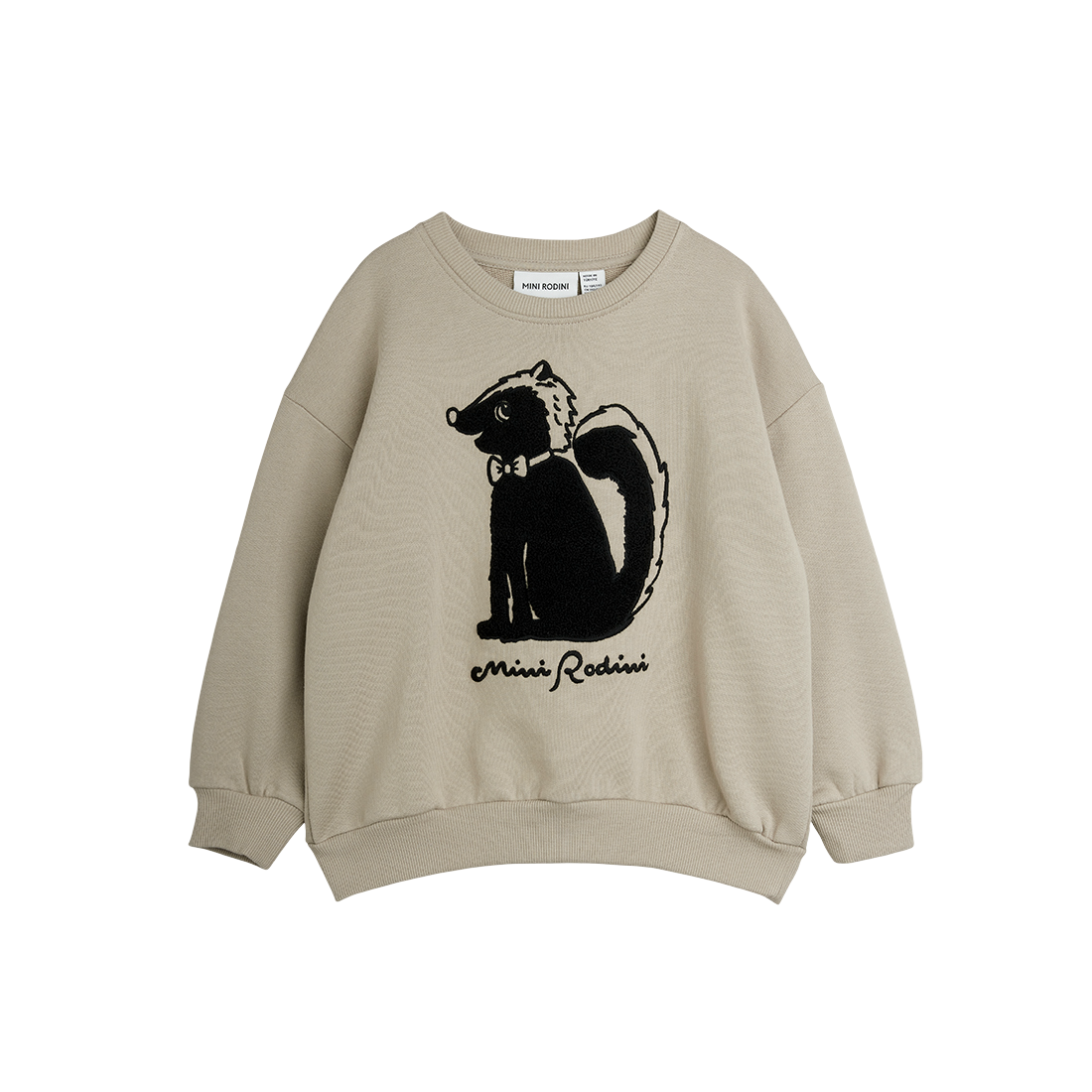 Skunk Chenille Sweatshirt - Grey