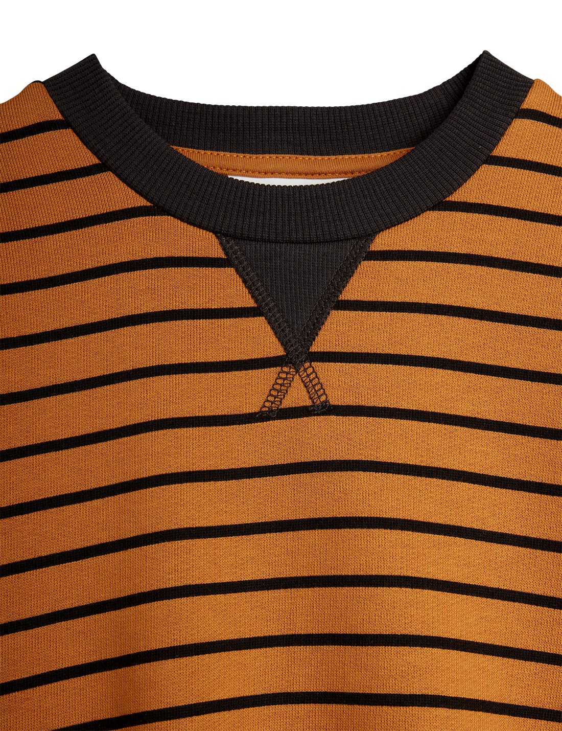 Striped Sweatshirt - Brown