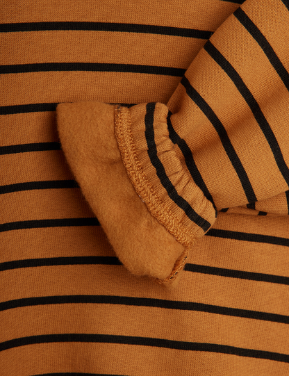Striped Sweatshirt - Brown