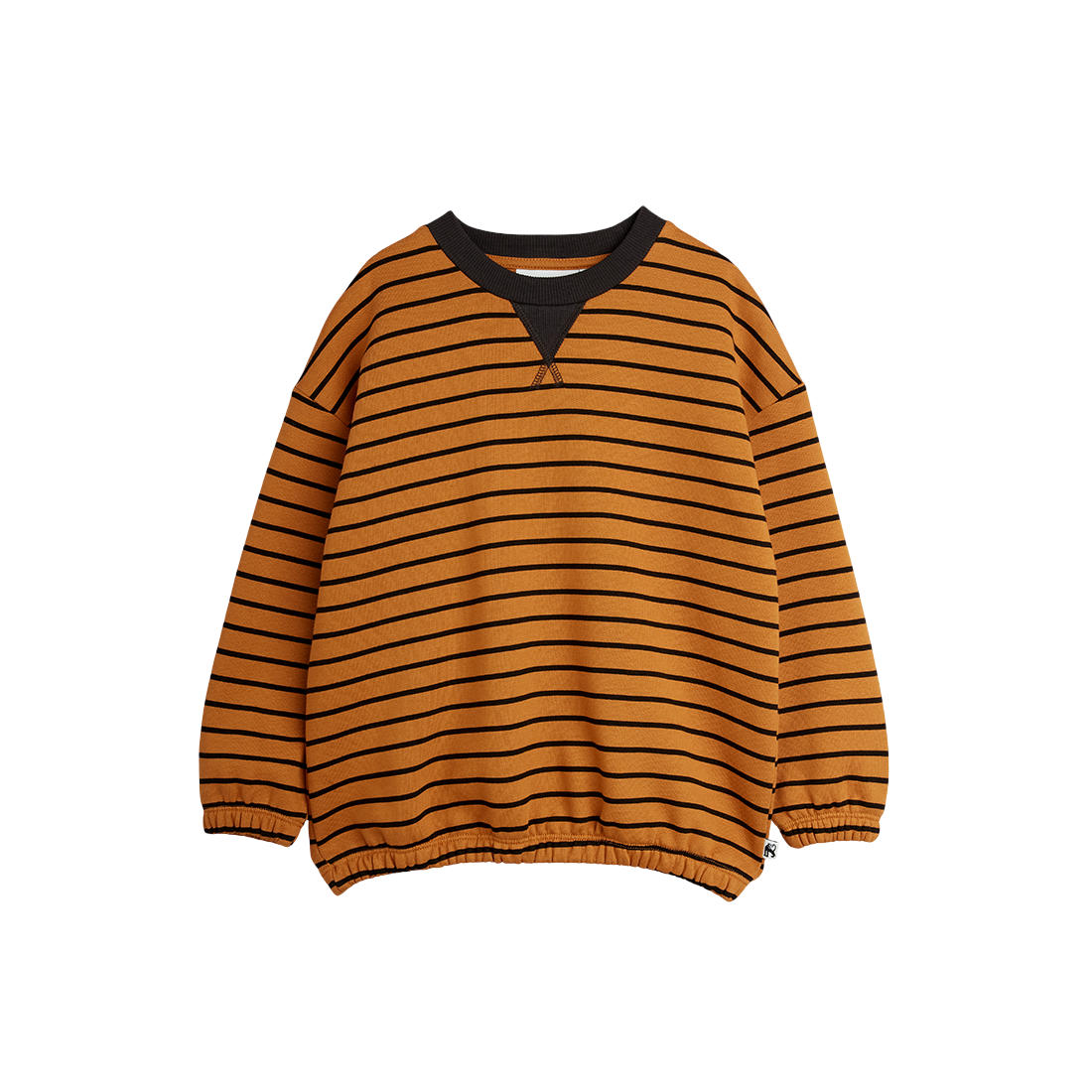 Striped Sweatshirt - Brown