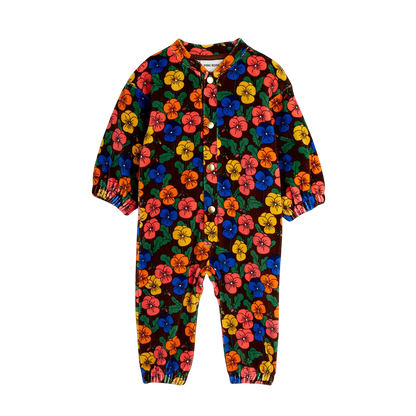 Violas Velour Onesie - Multi