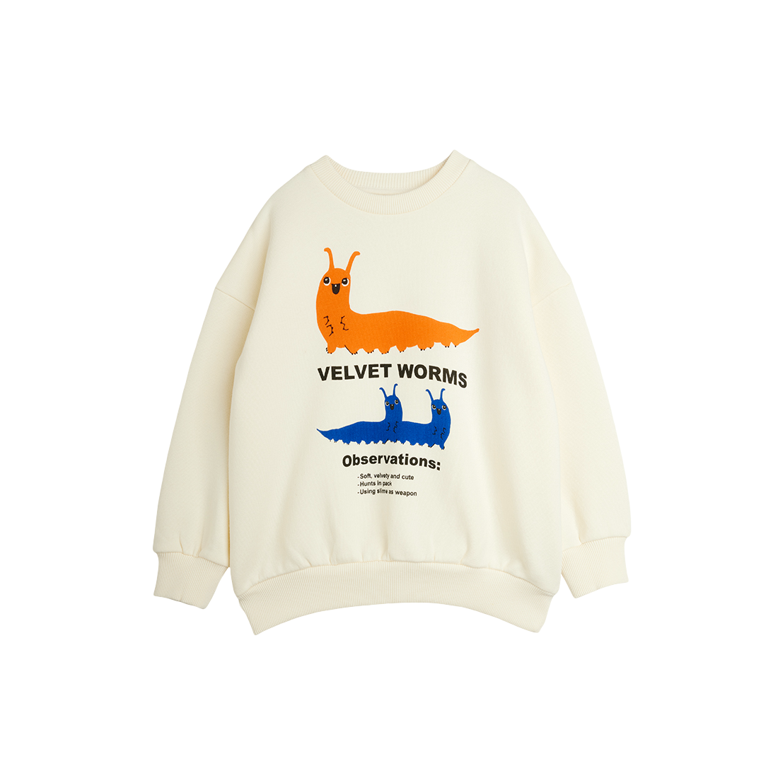 Velvet Worms Observations Sweatshirt - Off White
