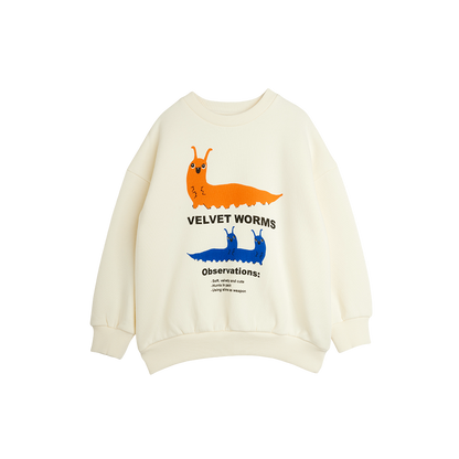 Velvet Worms Observations Sweatshirt - Off White