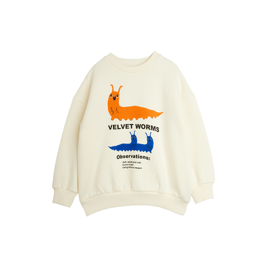 Velvet Worms Observations Sweatshirt - Off White