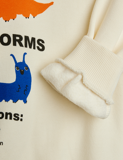 Velvet Worms Observations Sweatshirt - Off White