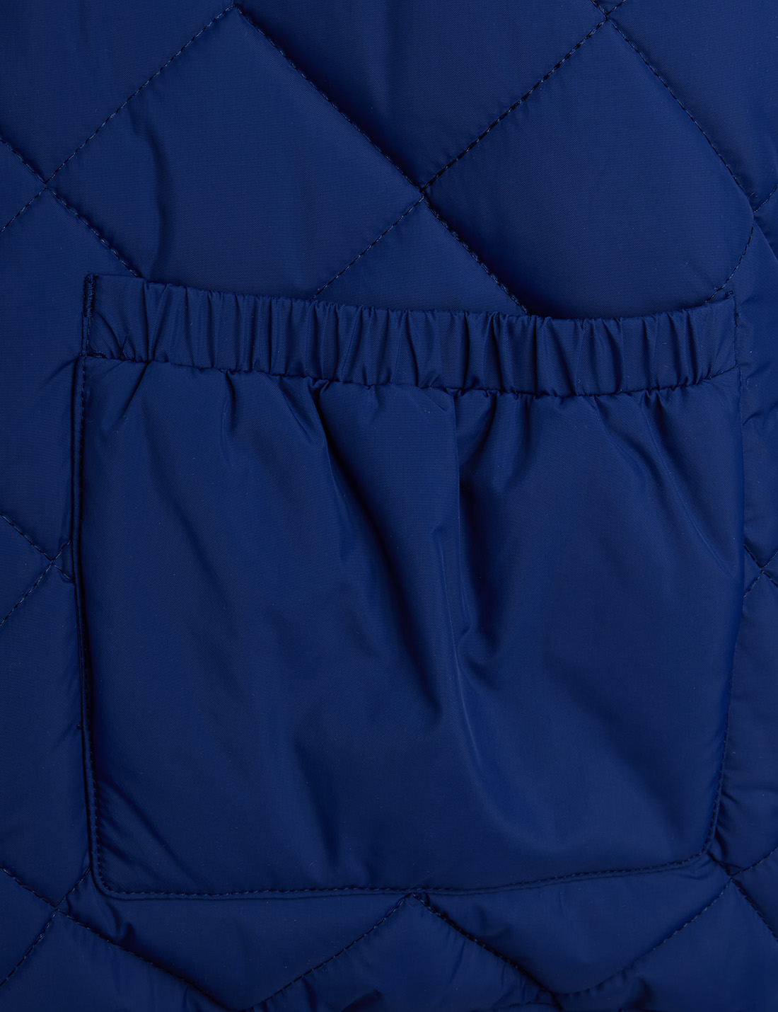Ritzratz Patch Quilted Puffer - Blue