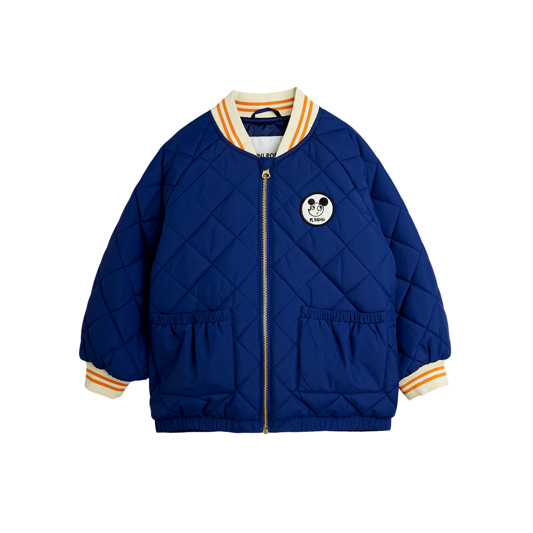 Ritzratz Patch Quilted Puffer - Blue