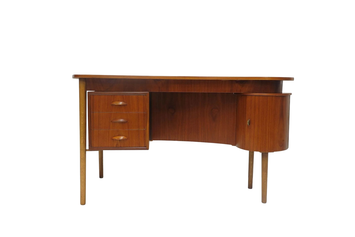 Mid Century Teak Writing Desk Designed by Kai Kristiansen