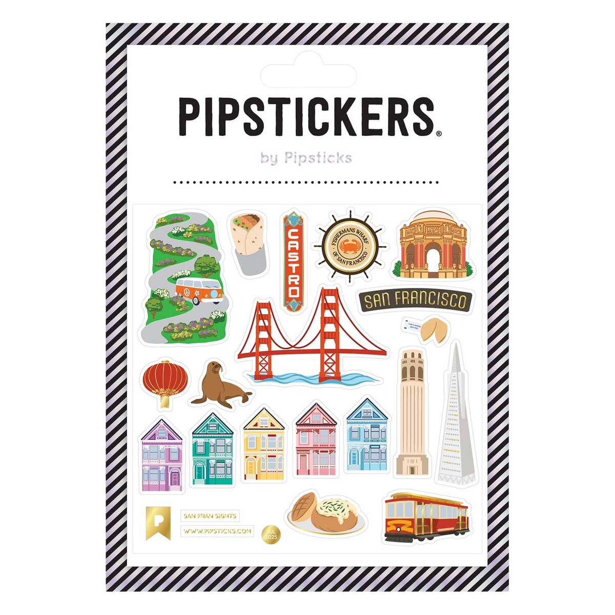 San Fran Sights Stickers