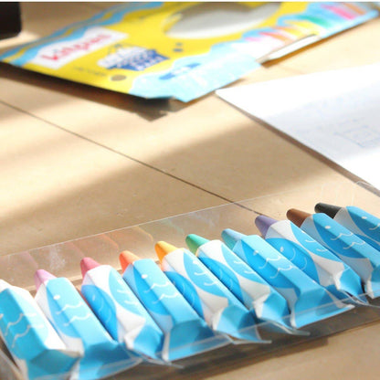 Rice Wax Kitpas for Bath 10 Colors With Sponge