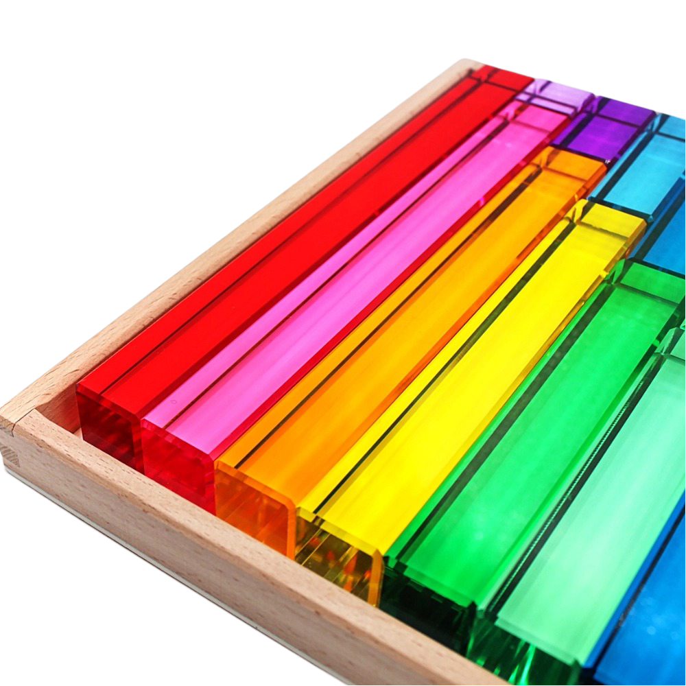 Rainbow Acrylic Blocks Set