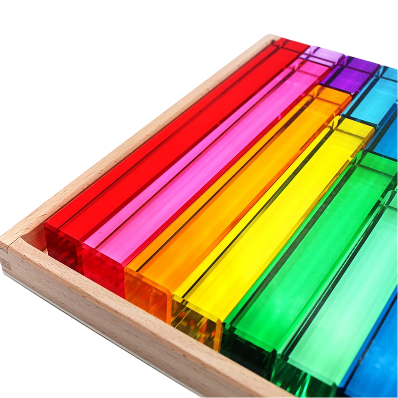Rainbow Acrylic Blocks Set