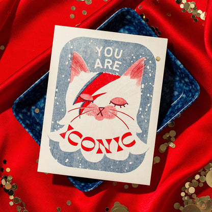 You Are Iconic Risograph Card
