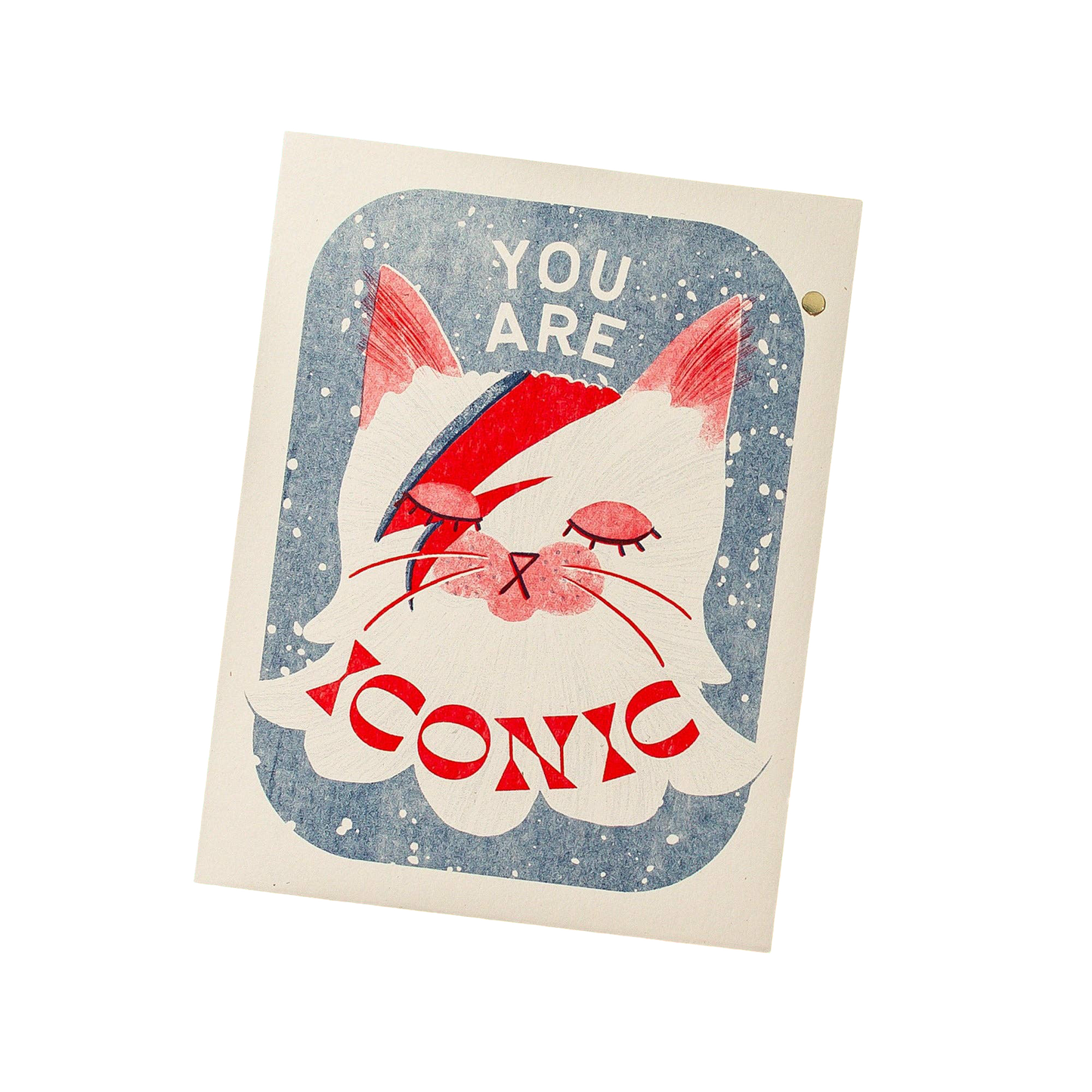 You Are Iconic Risograph Card